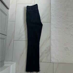 MOTHER Women's Dark Straight Leg Jeans
